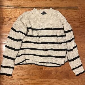 Junior size large sweater striped